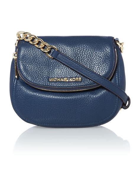 michael kors navy blue crossbody purse